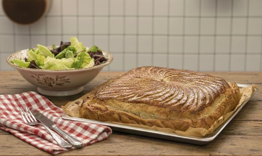 Feuilleté au jambon blanc supérieur et au râpé de comté AOP