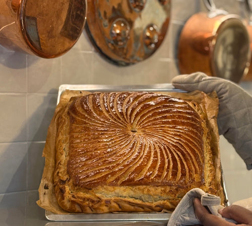 Feuilleté au comté AOP et champignons de Paris